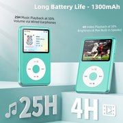 Innioasis Y2 8G Mp3 Player with Bluetooth, Lossless DSD DAC FLAC Support, M3U Playlist Import/Export, Nostalgia Design (Blue)