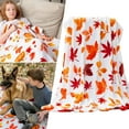 thumbnail image 1 of WHEANG Halloween Plush Throw Blanket Cozy Flannel & Pumpkin Design Soft Warm Decor For Couch Bed Sofa Perfect For Fall & Halloween, 1 of 5