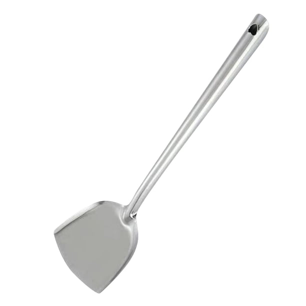 410 Espátula de cocina con mango redondo de acero inoxidable y espátula de cocina.
