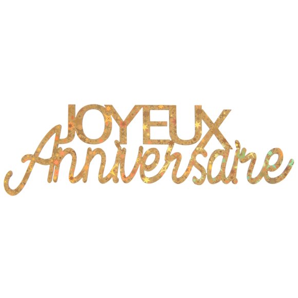 Golden Glowing Sparkling Letter - Chic Party Touch for Unforgettable Birthdays & Anniversaries