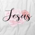 thumbnail image 2 of Jesus Roses T-Shirt | Religious Christian White Tee Gift, 2 of 5