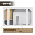 thumbnail image 6 of Laurel 36" Wood Vanity Base in White without Top and Sink no Mirror, 6 of 11
