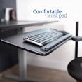 thumbnail image 2 of VIVO Office Chair Mounted 26 x 12 inch Full Motion Keyboard and Mouse Tray, 2 of 8