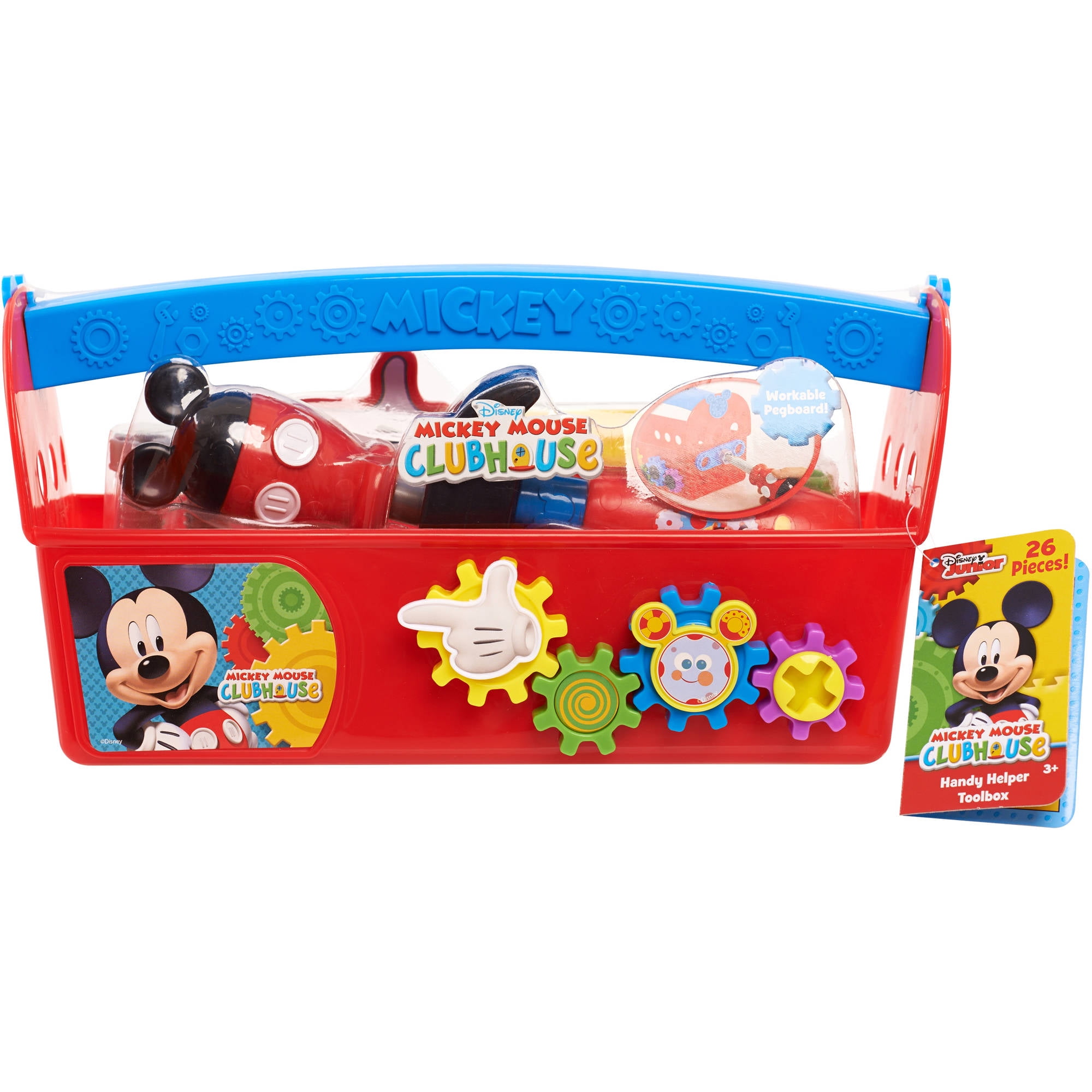 Mickey Mouse Tool Box Play Set Pretend Toy Kids Toddler Boy Gift Screwdriver New 