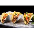 thumbnail image 6 of Taco Holders Set of 4, Stainless Steel  Stand Shell Rack, Each Rack Holds up to 3 Tacos.  Oven and Grill Safe for Baking, Dishwasher-Bonison, 6 of 9