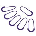 thumbnail image 1 of Zipper Pulls Replacement, 15 Pack Extension Cord Handle Plastic U-Shape Tab Tag Extender for Luggage Backpacks Jackets, Dark Purple, 1 of 5