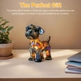 thumbnail image 4 of HBASD Miniature Schnauzer Lamp Stained Lamp, Dogs Tabletop Lights Dog Night Lights, 5.9" Resin Desktop Lamp for Home Office Living Room (Miniature Schnauzer), 4 of 10