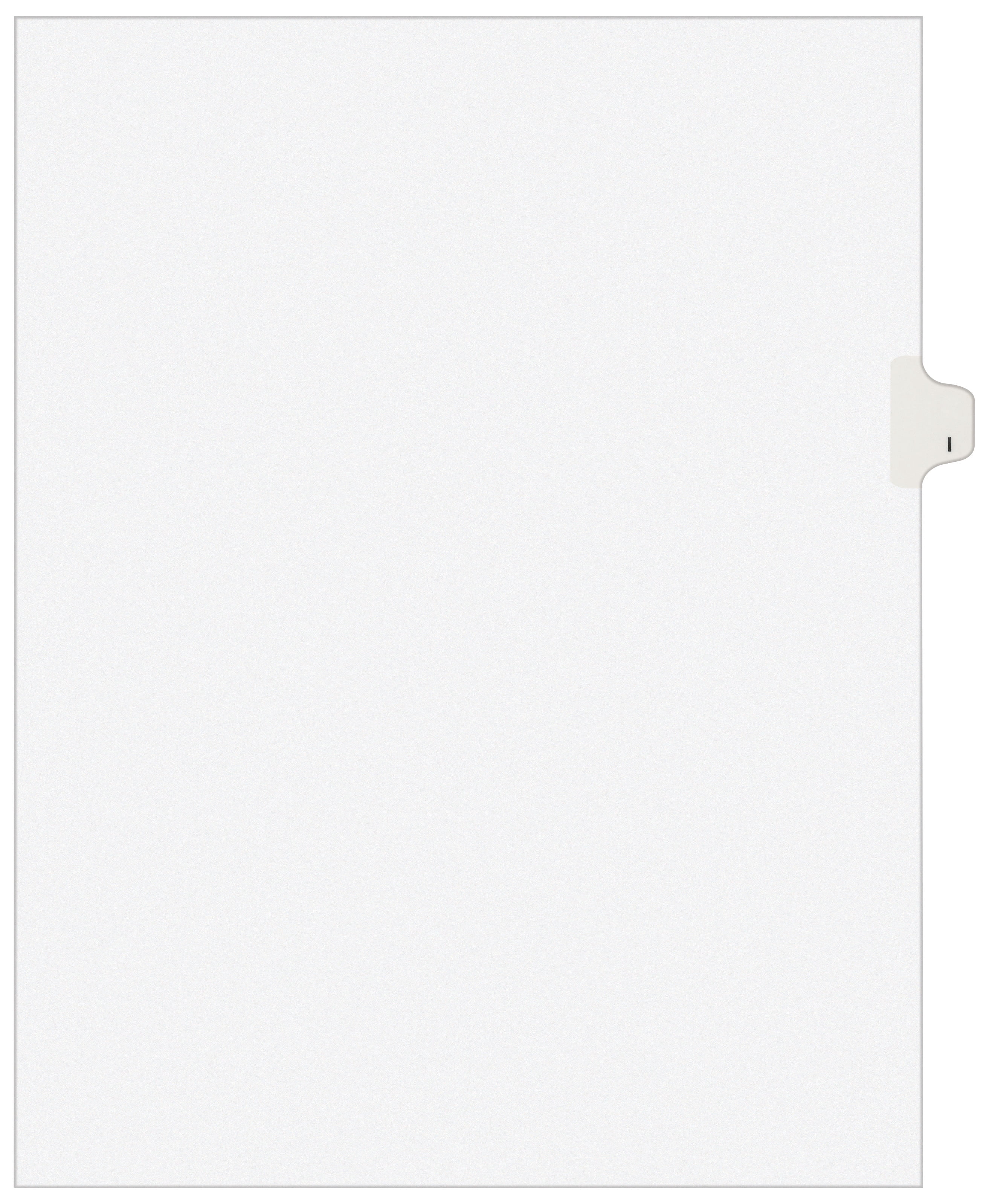 Avery Individual Legal Dividers Avery Style, Letter Size, Side Tab I (1409)