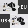 thumbnail image 5 of Black Iron Ceiling Pendants, Modern Industrial Style Pendant Lights with Adjustable Hanging Cord up to 120cm for Restaurant and Bar Applications, 5 of 5