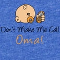 thumbnail image 2 of CafePress - Dont Make Me Call Oma! - Cute Infant Baby Football Bodysuit, 2 of 3
