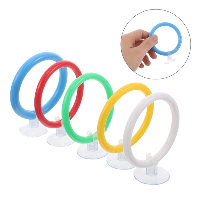 HAMPPLIES 5Ud Accesorios Para Acuario Anillos De Alimentación Y Entrenamiento Betta