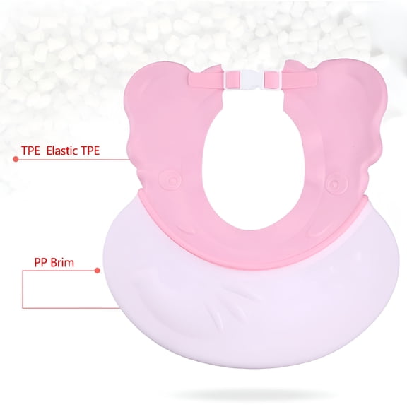 QARUN Kids Toddler Infant Shower Cap for Hair Washing Shampoo Shield for Eyes Ears head Adjustable Baby Bath Visor Water Guard