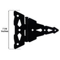thumbnail image 6 of Wood Gate T-Hinges - Wood Fence Hinge Gate Kit, 8" T-Gate Hinges - Wood Gate Hardware Strap Hinges (1 PACK), 6 of 7