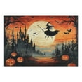 thumbnail image 3 of Placemats Halloween Bat Bat Spider Witch Placemats Set of 4 12x18in Inch Seasonal Fall Holiday Place Mats Durable No Slip Outdoor Indoor Table Mats for Party Kitchen Dining Decoration, 3 of 7