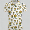 thumbnail image 2 of JAJAHO Boys Polo Shirts Short Sleeve Funny Printed Regular Fit Golf Shirts For Kids 3-14Y Summer Stylish Tops, 2 of 4