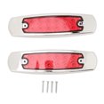 thumbnail image 2 of 10 luces LED de posición lateral de 12 LED, luces traseras de freno de alto brillo, luces de advertencia de 12 a 24 V para remolque de camión, carcasa roja, luz roja, 2 of 14