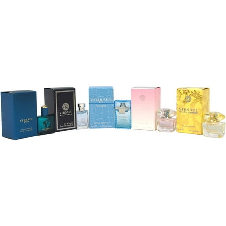 Versace Versace Miniatures Collection Perfume Mini Gift Set, 5 (Best Perfume Gift Sets)