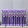 thumbnail image 6 of TV Screen Monitor Protector Cover 55/60/65/70/75inch Television LCD Protector Lace Embroidery Dust Cover Home Decorations (Purple,55inch), 6 of 7