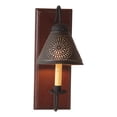 thumbnail image 2 of Irvins Country Tinware Crestwood Wall Sconce in Plantation Red 15 inches, 2 of 4