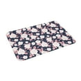 thumbnail image 2 of Bingfone Leaves Flower Door Mat 16"x24" Front Entrance Non-Slip Low Profile Washable for Entryway, 2 of 7