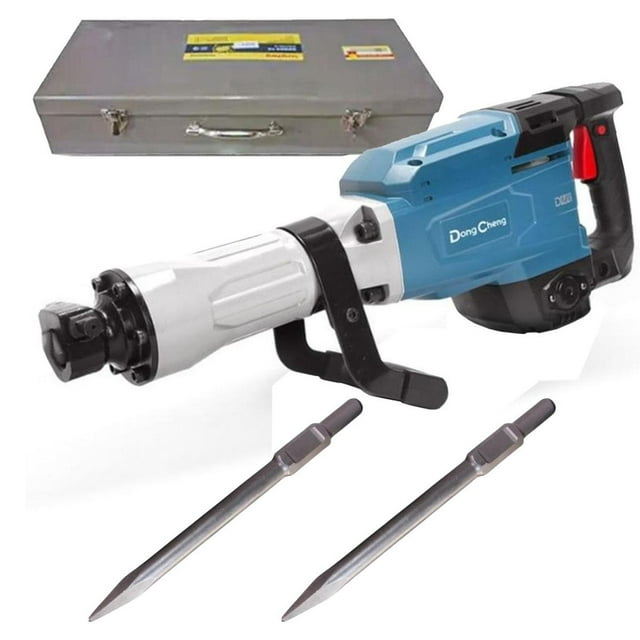 Martillo Demoledor Industrial 1700W DongCheng + 2 cinceles