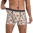 thumbnail image 3 of Men's Boxer Briefs, Cow Spots And Peace Soft Comfy Mens Underwear Boxer Briefs Breathable With Widen Waist, 3 of 7