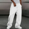 thumbnail image 6 of Kalauyu Sweatpants Jogger for Men Casual Loose Fashion Sporty Elastic-Waist Open-hem Sweat Pant, 6 of 7