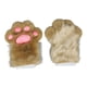 thumbnail image 2 of Guantes de patas de gato, guantes cálidos de invierno, accesorios para disfraz de cosplay, garras de gatito caqui, 2 of 9