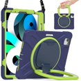 thumbnail image 2 of Funda a juego para iPad Air4 de 10,9 pulgadas con correa para el hombro, soporte de anilla ajustable grande, portalápices y protección contra golpes., 2 of 5