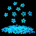 thumbnail image 2 of 200 PCS Glow in The Dark Rocks for Outdoor Garden, Blue Luminous Pebbles for Walkway, Pathway, Yard, Landscape Decor – DIY Decorative Stones, Weather Resistant, Night Light Stones, 2 of 7