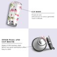 thumbnail image 2 of SKYSONIC Frogs Tumbler Stainless Steel Double Wall Vacuum Reusable Insulated Mug with Straw and Built-in Coaste for Cold and Hot Beverages, 12oz, 2 of 7