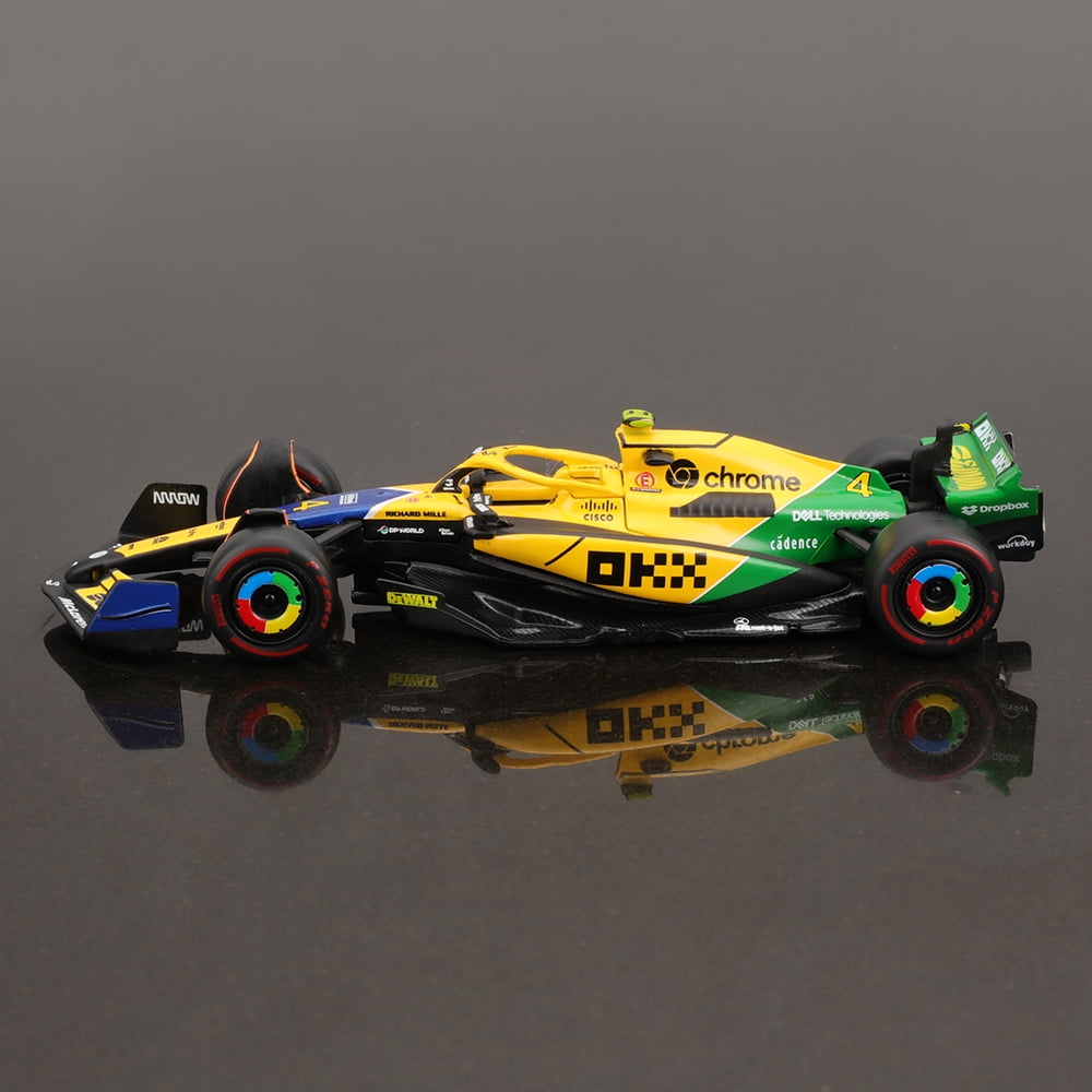 1:43 2024 F1 Mclaren Mcl38 Monaco Grand Prix F1 Alloy Miniature