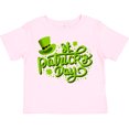 thumbnail image 3 of Inktastic St. Patrick's Day Hand Lettering with Green Top Hat Boys or Girls Toddler T-Shirt, 3 of 5