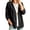 Black -BB31, variant on Dwellite Cotton Linen Cardigan for Women Lightweight V Neck Classic Button Front Breathable Stretch Relaxed Fit Casual White S