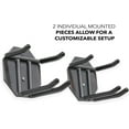thumbnail image 5 of RaxGo Ski Wall Rack Holds 2 Pairs of Skis or Snowboard, Black, 5 of 5