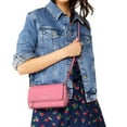 thumbnail image 2 of Kate Spade New York Women's Leila Mini Crossbody Bag in Pebbled Leather (Blossom Pink), 2 of 5