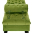 thumbnail image 5 of Christopher Knight Home 60" Modern Velvet Upholstered Bench with 2 Detachable Pillows, Comfy Ottoman, Green, 5 of 12