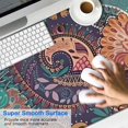 thumbnail image 2 of Long Mouse Pads for Desk,Multicolor Paisley Pattern Desk Mats on Top Of Desks, Desk Mouse Pad Extra Large with 3mm Non-Slip Base and Stitched Edge for Gaming,Office,Work,Home 47.3"x23.6", 2 of 6
