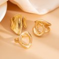 thumbnail image 5 of Yoyauz Women's Stackable Rings, Yellow Gold Plated 18K Open Stacked Knuckle Ring Set with Adjustable Thick Seal Rings, Perfect for Gifting, 5 of 5