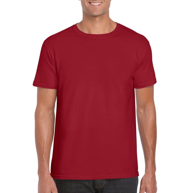 Gildan T-Shirt Softstyle pour Hommes, G, Rouge Cardinal