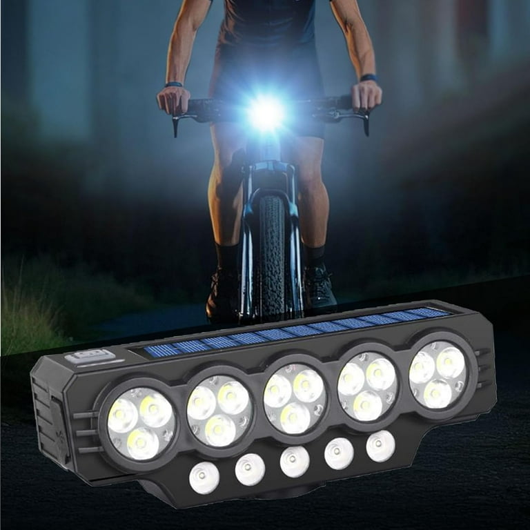 MUSICOZY 20000LM Super Bright Bike Headlight-Rechargeable Solar