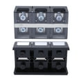thumbnail image 4 of Terminal Block Strip, 200A 3P Terminal Block 200A 3P Mutual Insulation High Current Dual Row with Clear Cover for Home, 4 of 8