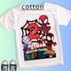 thumbnail image 2 of Camiseta de algodón blanca para niños de verano de 2, 3, 4, 5, 6, 7, 8 y 9 años con el Hombre Araña y sus amigos para cumpleaños, ropa para bebés y niños pequeños, 2 of 4