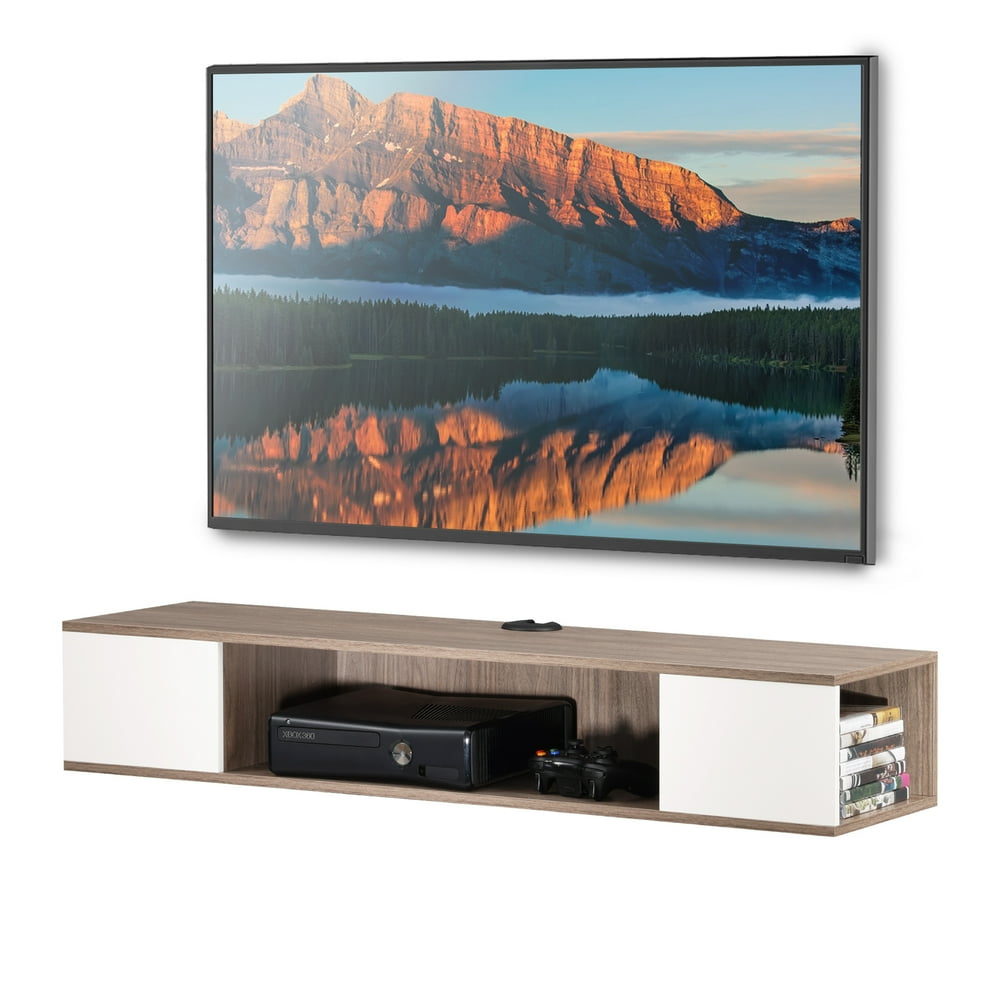 FITUEYES Floating TV Stand Wall Mounted Entertainment Center Media