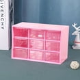 thumbnail image 4 of Storage Cabinet Organizer Drawer High Capacity with Hanging Hole Transparent And Visible Space-saving 6/9 Drawers Makeup Holder for Home, 4 of 8