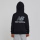 thumbnail image 4 of Sudadera con capucha New Balance para niño, mezcla de algodón y fleece, negra, 4 of 8