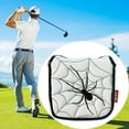 thumbnail image 4 of Universal Golf Mallet Putter Cover Square Headcover Magnetic Protector Magnetic Closure Guard Spider White, 4 of 9