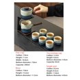 thumbnail image 2 of Multifunctional tea brewing tool tea set ceramic teapot suitable for home and office use, 2 of 8