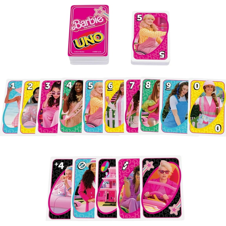 Mattel DP UNO Card Game Barbie - Walmart.com