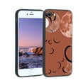 thumbnail image 1 of Compatible with iPhone 8 Phone Case, Moon-Abstract-176 Case Men Women, Flexible Silicone Shockproof Case for iPhone 8, 1 of 1